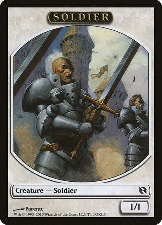 Soldier Token [Duel Decks: Elspeth vs. Tezzeret Tokens] | Good Games Cannington
