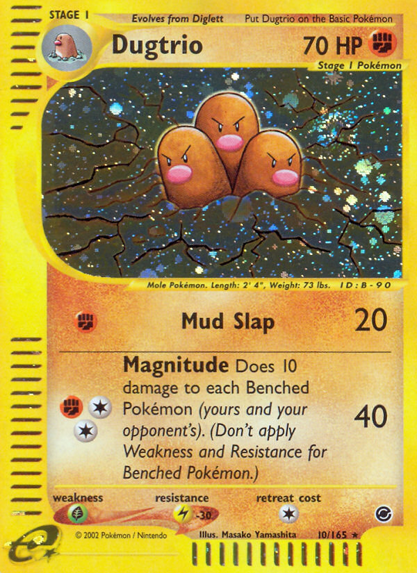 Dugtrio (10/165) [Expedition: Base Set] | Good Games Cannington