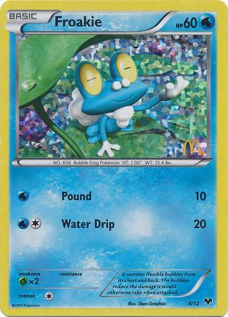 Froakie (4/12) [McDonald's Promos: 2014 Collection] | Good Games Cannington