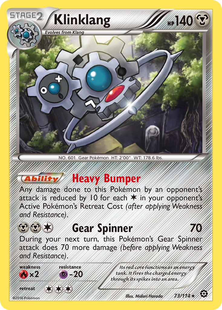 Klinklang (73/114) [XY: Steam Siege] | Good Games Cannington