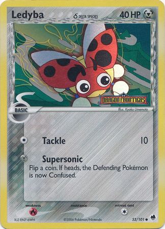 Ledyba (53/101) (Delta Species) (Stamped) [EX: Dragon Frontiers] | Good Games Cannington