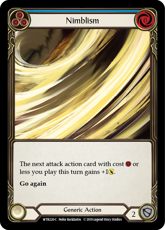 Nimblism (Blue) [WTR220-C] Alpha Print Normal | Good Games Cannington