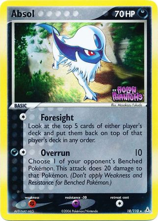 Absol (18/110) (Stamped) [EX: Holon Phantoms] | Good Games Cannington
