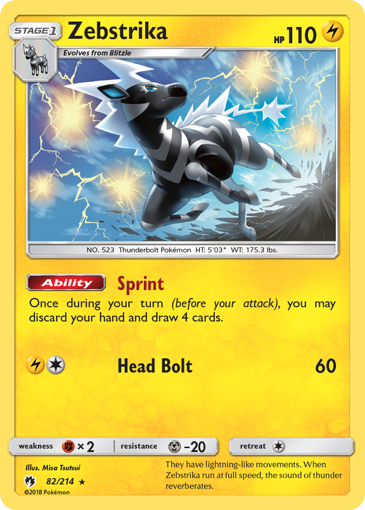 Zebstrika (82/214) [Sun & Moon: Lost Thunder] | Good Games Cannington