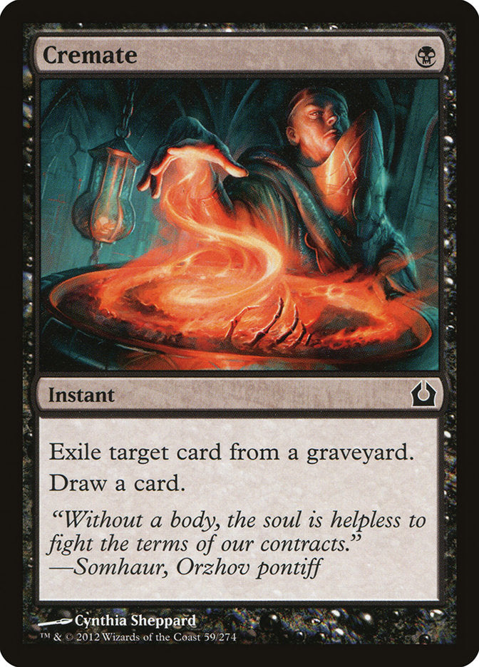 Cremate [Return to Ravnica] | Good Games Cannington