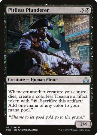 Pitiless Plunderer [Rivals of Ixalan] | Good Games Cannington