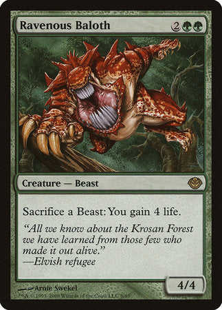 Ravenous Baloth [Duel Decks: Garruk vs. Liliana] | Good Games Cannington