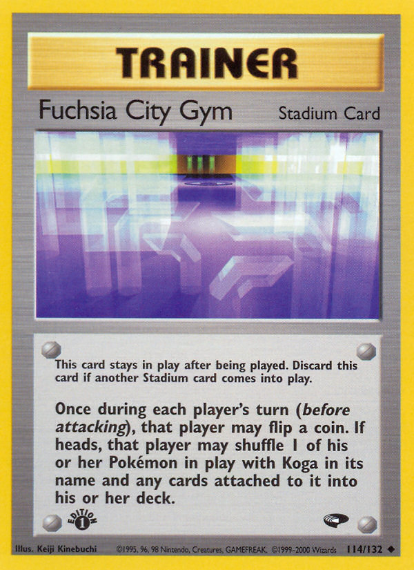 Fuchsia City Gym (114/132) [Gym Challenge 1st Edition] | Good Games Cannington