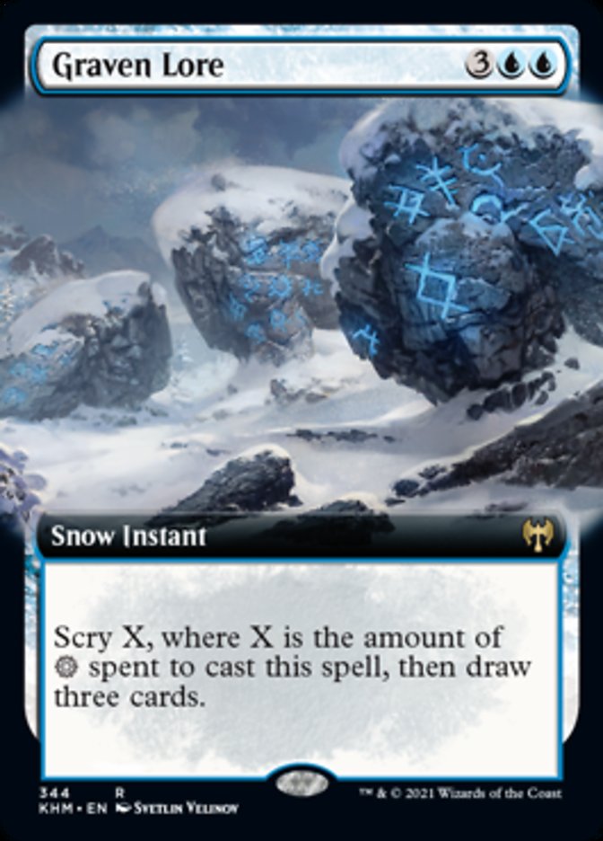 Graven Lore (Extended Art) [Kaldheim] | Good Games Cannington