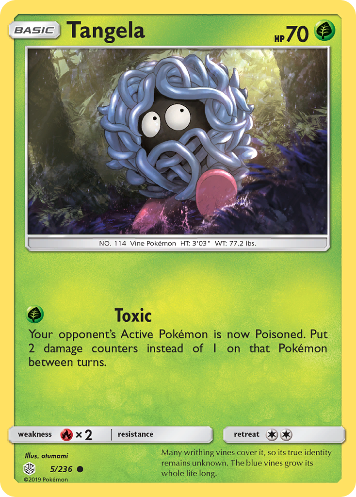 Tangela (5/236) [Sun & Moon: Cosmic Eclipse] | Good Games Cannington
