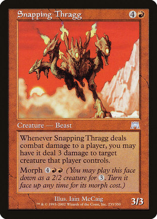Snapping Thragg [Onslaught] | Good Games Cannington