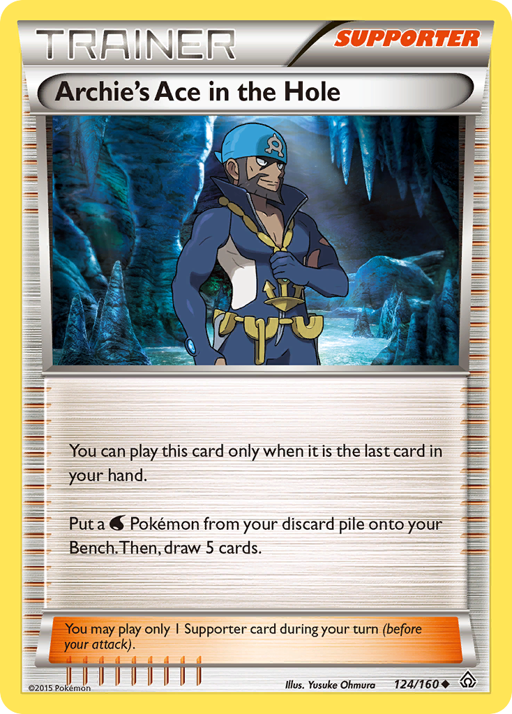 Archie's Ace in the Hole (124/160) [XY: Primal Clash] | Good Games Cannington