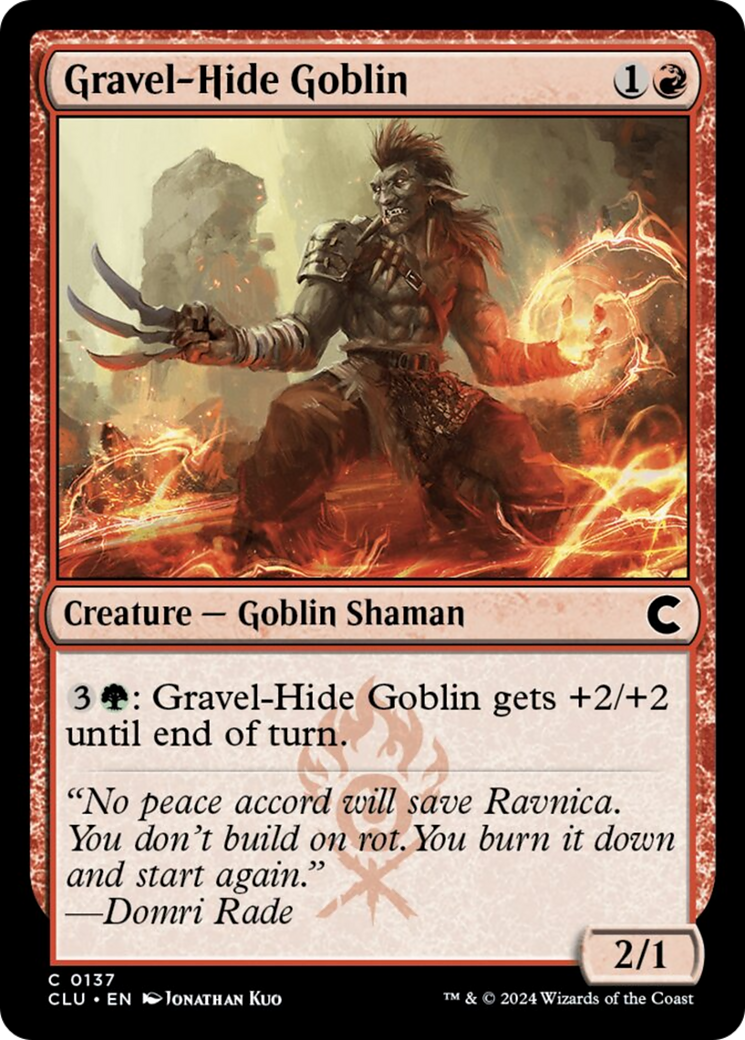 Gravel-Hide Goblin [Ravnica: Clue Edition] | Good Games Cannington