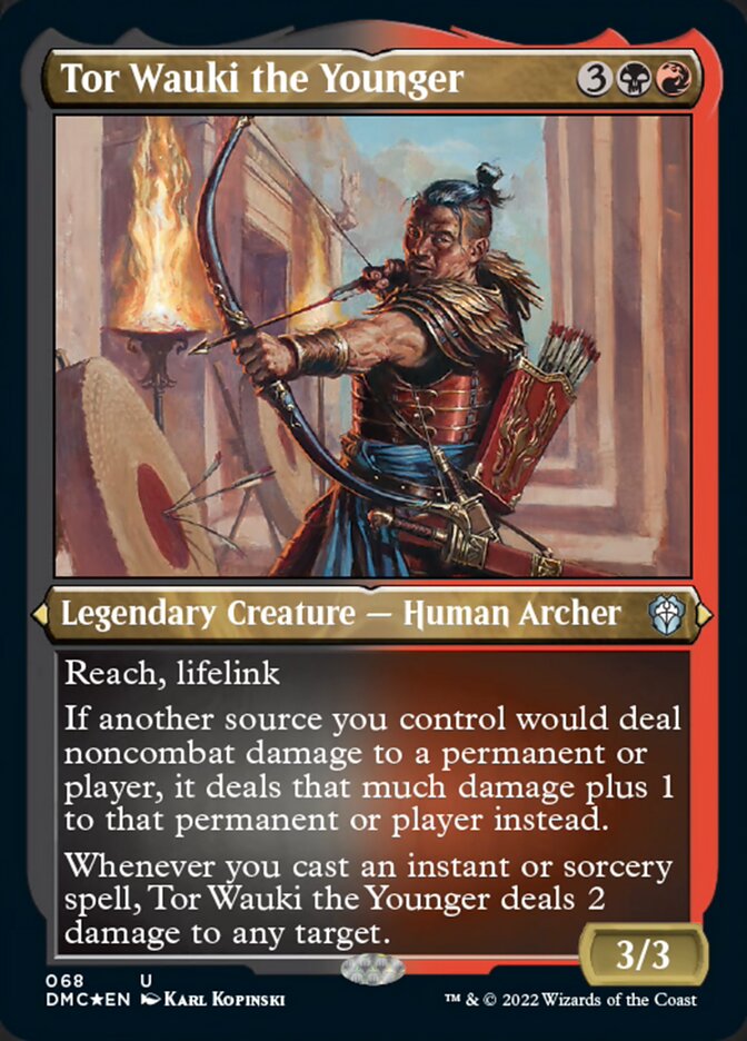 Tor Wauki the Younger (Foil Etched) [Dominaria United Commander] | Good Games Cannington