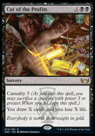 Cut of the Profits (Promo Pack) [Streets of New Capenna Promos] | Good Games Cannington