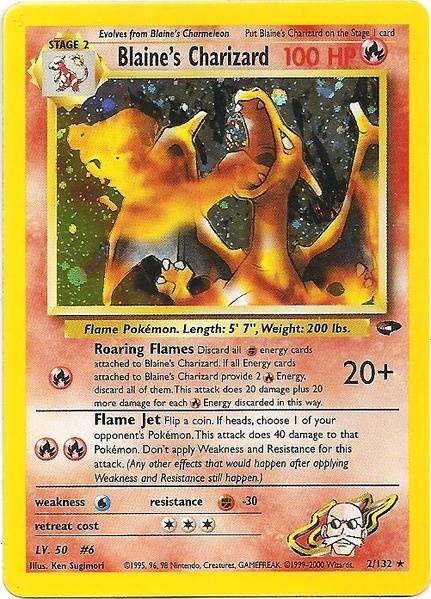 Blaine's Charizard (2/132) [Gym Challenge Unlimited] | Good Games Cannington