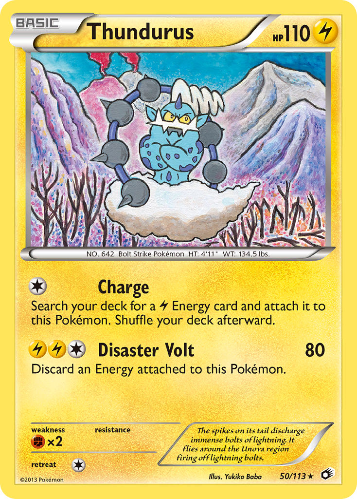 Thundurus (50/113) [Black & White: Legendary Treasures] | Good Games Cannington