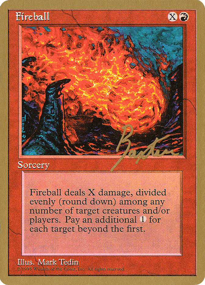 Fireball (George Baxter) [Pro Tour Collector Set] | Good Games Cannington