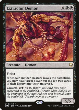 Extractor Demon [Commander Anthology Volume II] | Good Games Cannington