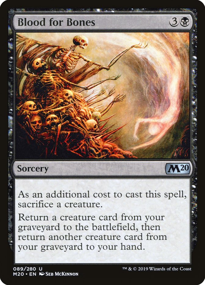 Blood for Bones [Core Set 2020] | Good Games Cannington
