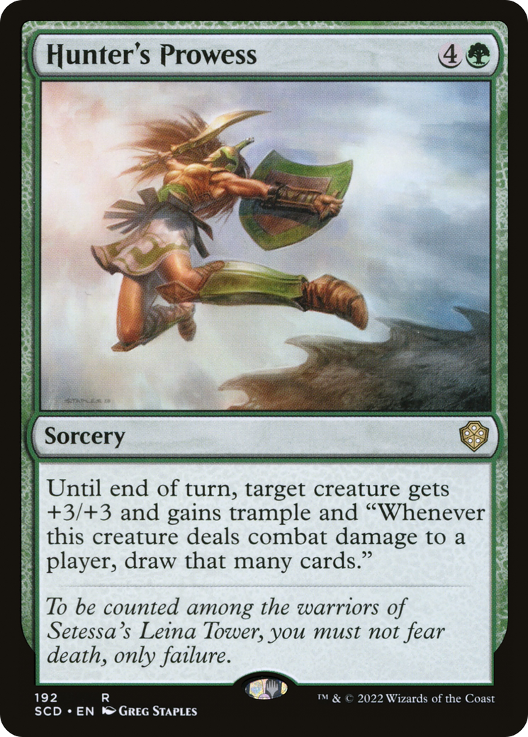Hunter's Prowess [Starter Commander Decks] | Good Games Cannington