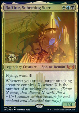 Raffine, Scheming Seer [Streets of New Capenna Prerelease Promos] | Good Games Cannington