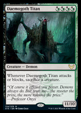 Daemogoth Titan [Strixhaven: School of Mages] | Good Games Cannington
