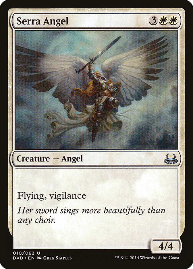Serra Angel (Divine vs. Demonic) [Duel Decks Anthology] | Good Games Cannington
