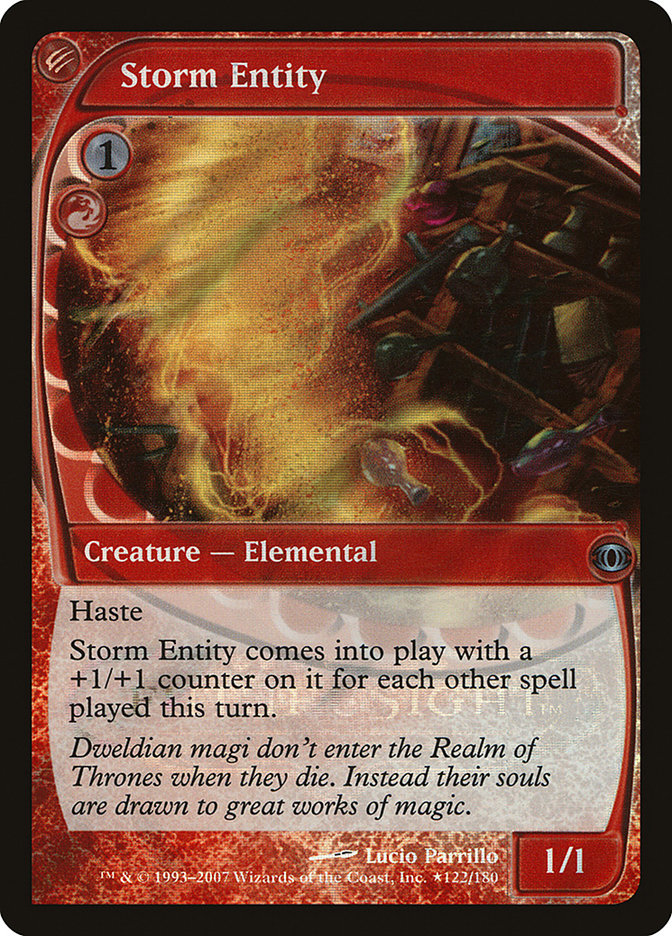 Storm Entity [Future Sight Promos] | Good Games Cannington
