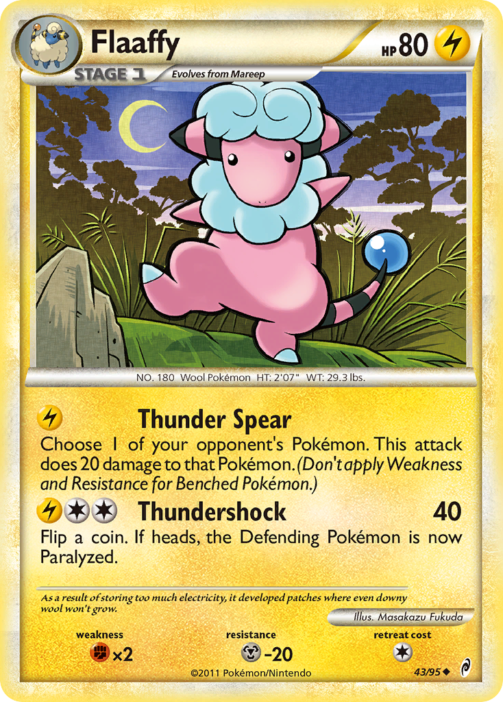 Flaaffy (43/95) [HeartGold & SoulSilver: Call of Legends] | Good Games Cannington