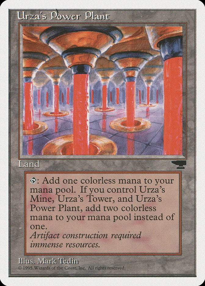 Urza's Power Plant (Red Columns) [Chronicles] | Good Games Cannington