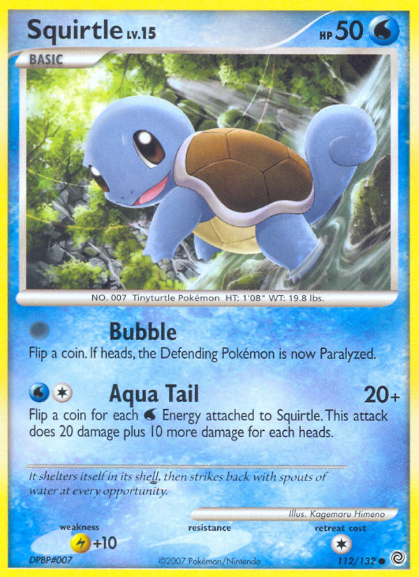 Squirtle (112/132) [Diamond & Pearl: Secret Wonders] | Good Games Cannington
