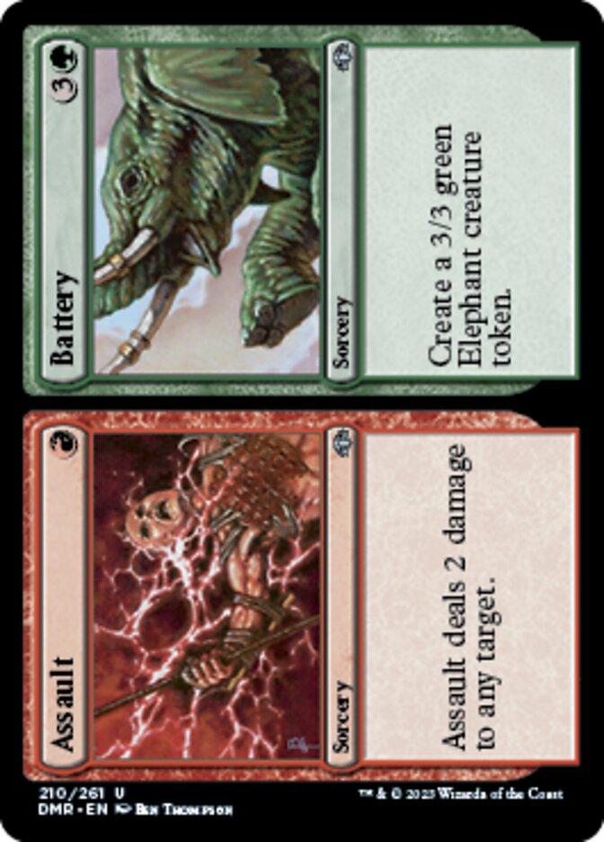 Assault // Battery [Dominaria Remastered] | Good Games Cannington