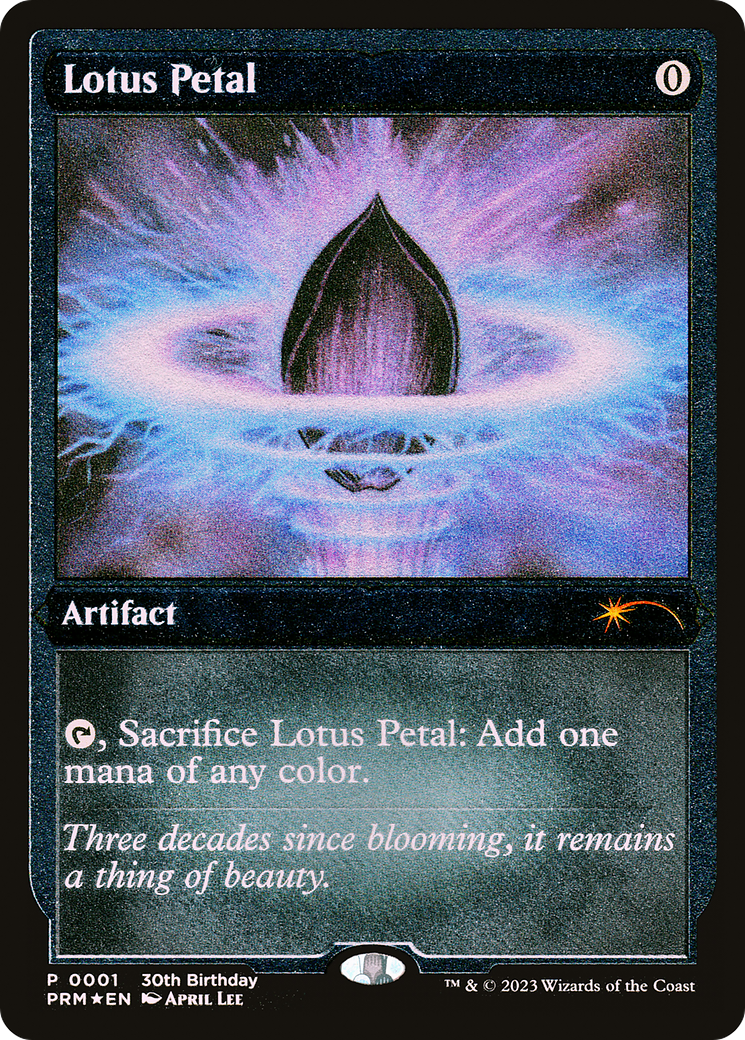Lotus Petal (Foil Etched) [30th Anniversary Promos] | Good Games Cannington