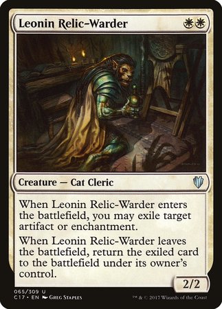 Leonin Relic-Warder [Commander 2017] | Good Games Cannington