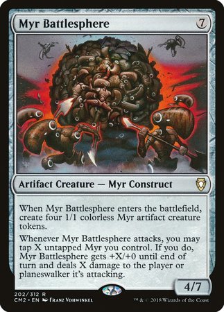 Myr Battlesphere [Commander Anthology Volume II] | Good Games Cannington