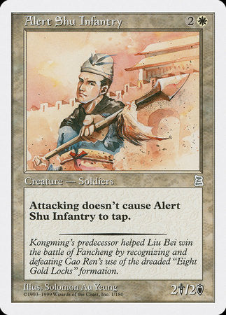 Alert Shu Infantry [Portal Three Kingdoms] | Good Games Cannington