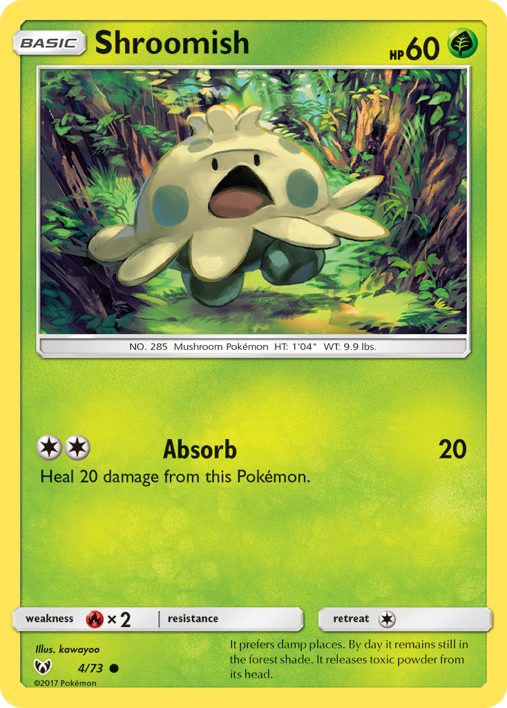 Shroomish (4/73) [Sun & Moon: Shining Legends] | Good Games Cannington