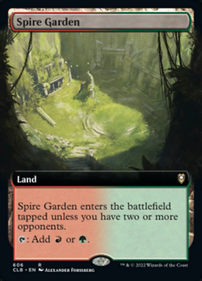Spire Garden (Extended Art) [Commander Legends: Battle for Baldur's Gate] | Good Games Cannington