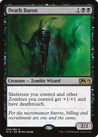 Death Baron [Core Set 2019] | Good Games Cannington