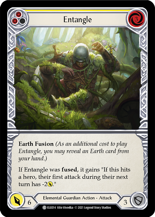 Entangle (Yellow) [ELE014] (Tales of Aria)  1st Edition Rainbow Foil | Good Games Cannington