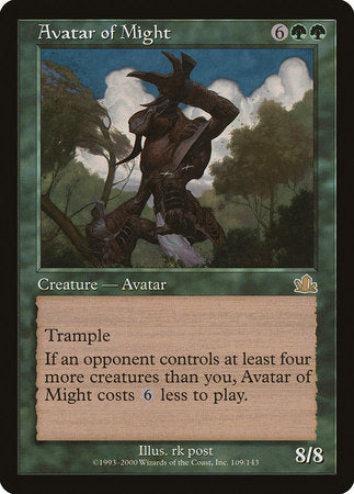 Avatar of Might [Prophecy] | Good Games Cannington