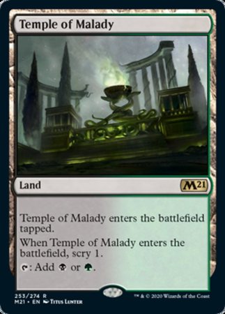 Temple of Malady [Core Set 2021] | Good Games Cannington