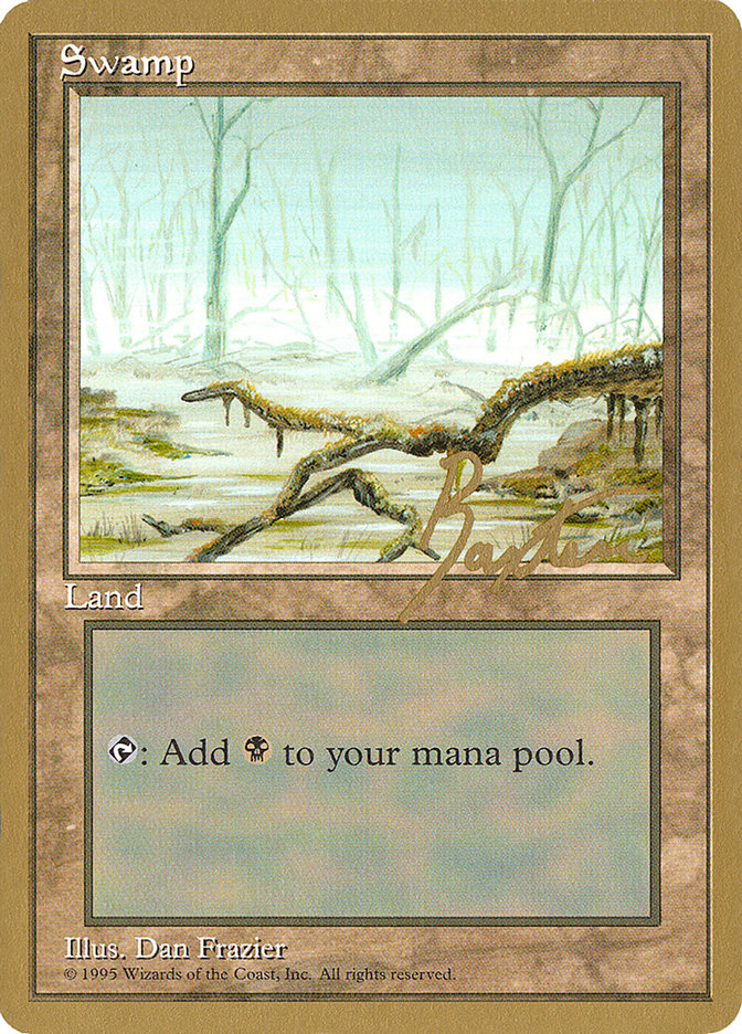 Swamp (gb372) (George Baxter) [Pro Tour Collector Set] | Good Games Cannington