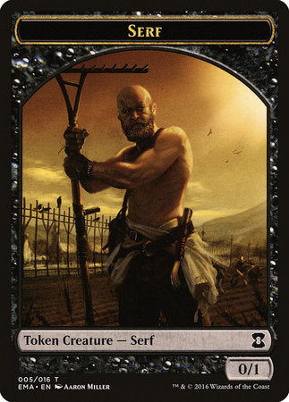 Serf Token [Eternal Masters Tokens] | Good Games Cannington