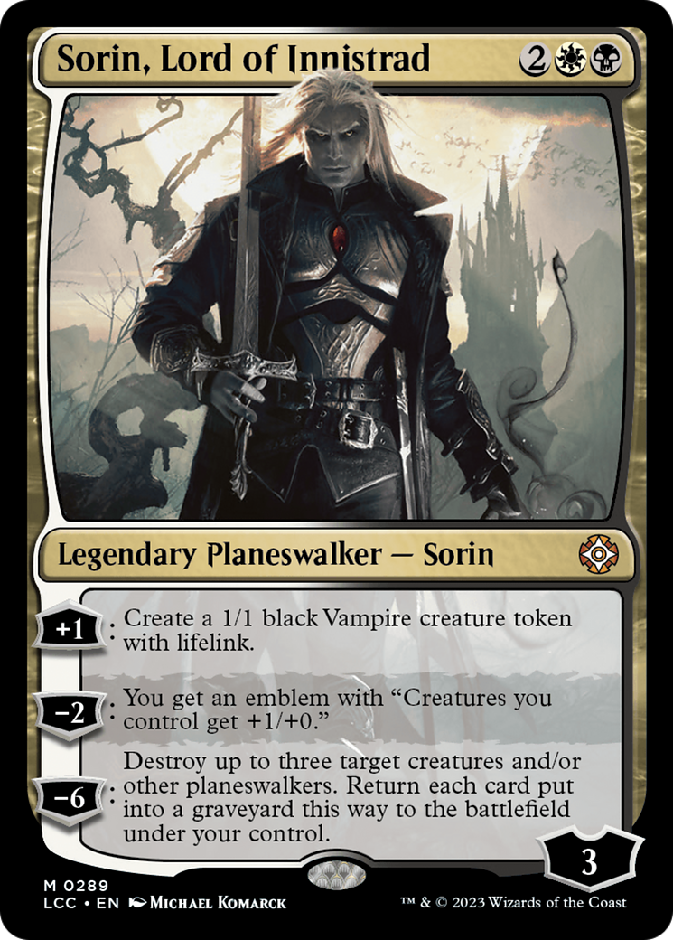 Sorin, Lord of Innistrad [The Lost Caverns of Ixalan Commander] | Good Games Cannington