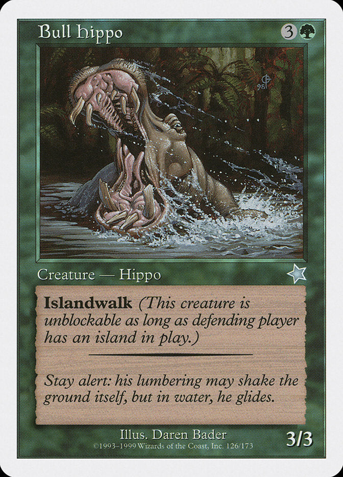 Bull Hippo [Starter 1999] | Good Games Cannington