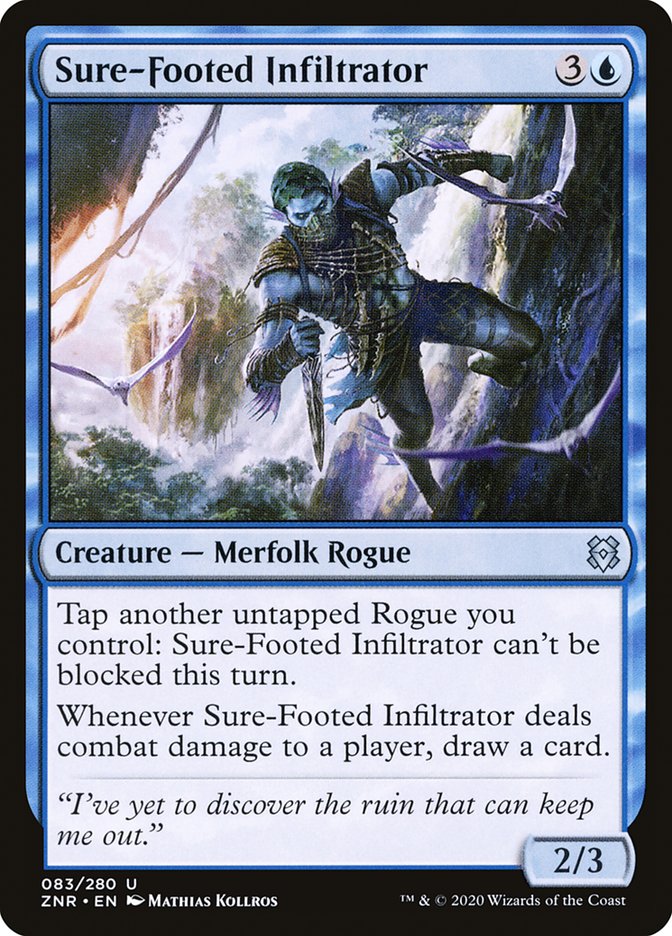 Sure-Footed Infiltrator [Zendikar Rising] | Good Games Cannington