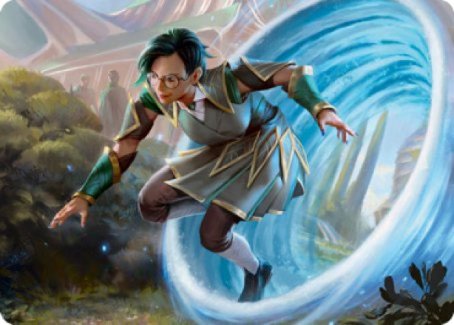 Vortex Runner Art Card [Strixhaven: School of Mages Art Series] | Good Games Cannington