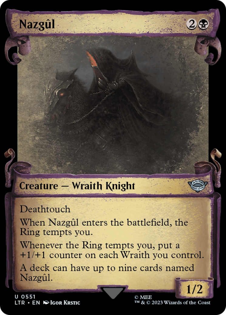 Nazgul (0551) [The Lord of the Rings: Tales of Middle-Earth Showcase Scrolls] | Good Games Cannington